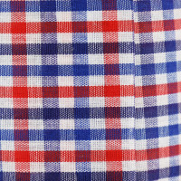 Wired Red, White & Blue Mini Check Ribbon