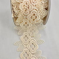 Floral Embroidered Venice Lace Trim
