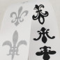 Grosgrain Fleur de Lis Coat of Arms Ribbon