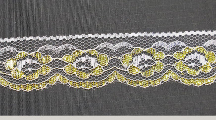 Lace 2611 White with Gold