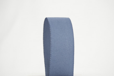 Solid Polyester Value Tape (Grosgrain Seconds) Smoke Blue