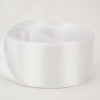 White 3" Double Faced Satin 25yd Spool
