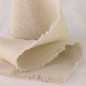 Linen Ribbon With Fringed Edge