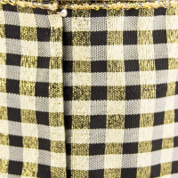 Wired Black and White Check with Metallic Weave