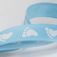 Grosgrain Baby Feet Print