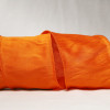 Orange 4" Wired Polyester Dupioni 10yd Spool