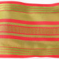 Wired Red & Green Plaza Taffeta Ribbon