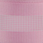 Center Striped Mini Check with Satin Edge