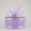 Lavender 1-1/2" Satin Edge Sheer Organza 25yd Spool