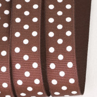 Grosgrain Aspirin Dots Ribbon