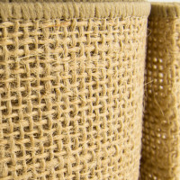 Wired Jute Burlap Ribbon