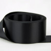 Black 1-1/2" Double Faced Satin 50yd Spool