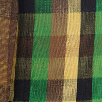Wired Dupioni Autumn Themed Check