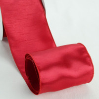 Wired Shantung Taffeta Satin Back Ribbon